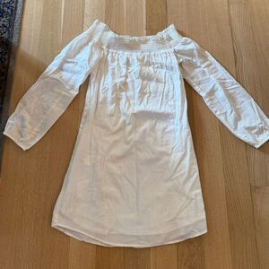 Express White Off-Shoulder Dress